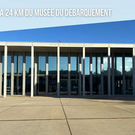 La Brise Marine Rdc Maison Cour Fermee Parking Et Terrasse A 800 M Omaha Avec Table De Ping Pong Proche Port En Bessin