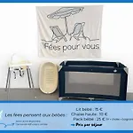 Дом отдыха La Brise Marine Rdc Maison Cour Fermee Parking Et Terrasse A 800 M Omaha Avec Table De Ping Pong Proche Port En Bessin *