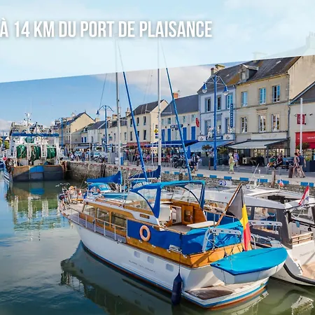 La Brise Marine Rdc Maison Cour Fermee Parking Et Terrasse A 800 M Omaha Avec Table De Ping Pong Proche Port En Bessin * Vierville-sur-Mer