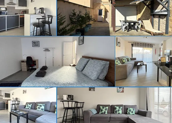 La Brise Marine Rdc Maison Cour Fermee Parking Et Terrasse A 800 M Omaha Avec Table De Ping Pong Proche Port En Bessin Prázdninový dům